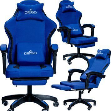 Крісло геймерське DIEGO Soft Dark Blue 2888981567 фото