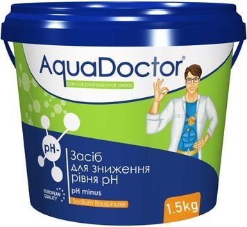 Засіб для зниження рівня pH AquaDoctor pH Minus 1.5 кг 71112 фото