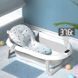 Дитяча ванна складна з подушкою, термометром Hanert KinderBad Grey 78158 фото 2