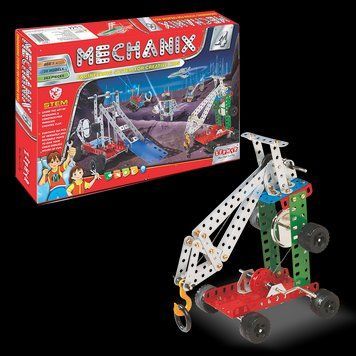 Металевий конструктор, розвиваючий "MECHANIX" №4 (263 елм./20 моделей) 01006 фото