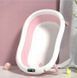 Дитяча ванна складна з подушкою, термометром Hanert KinderBad Pink 78161 фото 2