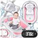 Дитяча ванна складна з подушкою, термометром Hanert KinderBad Pink 78161 фото 1