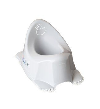 Горшок "Каченя" з протиковзною гумою (Світло-сірий) DK-001-122 фото