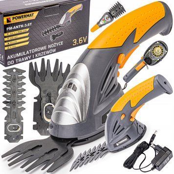 Акумуляторні ножиці для трави Powermat 12см 3.6V (Польща) 2144020610 фото