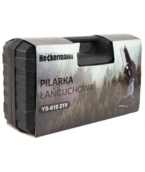Ланцюгова акумуляторна пилка Heckermann YS-610 2x Акумулятори 33874 фото