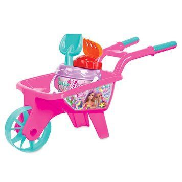Дитяча тачка з пляжним наробом Barbie (590*270*280 мм) "dede" 01982 фото