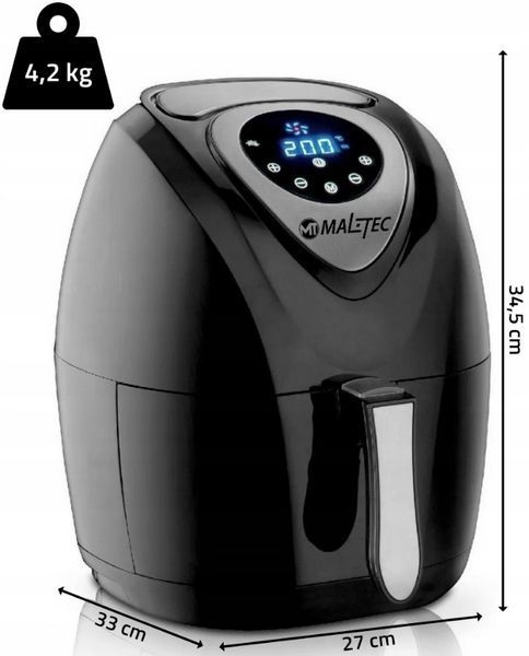 Мультипіч (аерофритюрниця) MalTec 1400 W (Польща) 1885586731 фото