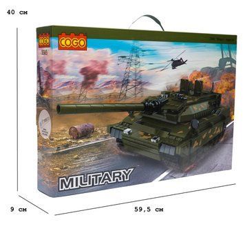 Конструктор "Армія" (784 елм.) Танк / COGO 3385 фото