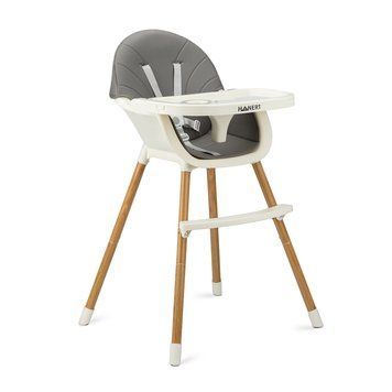 Стільчик для годування 2в1 Hanert Liebe Grey 76260 фото