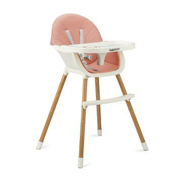 Стільчик для годування 2в1 Hanert Liebe Pink 76280 фото